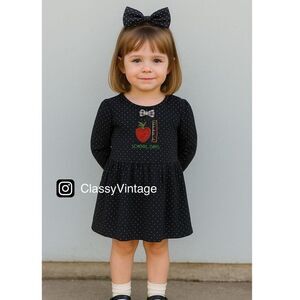 Vintage Buster Brown size 5 embroidered “School Days” Dress
